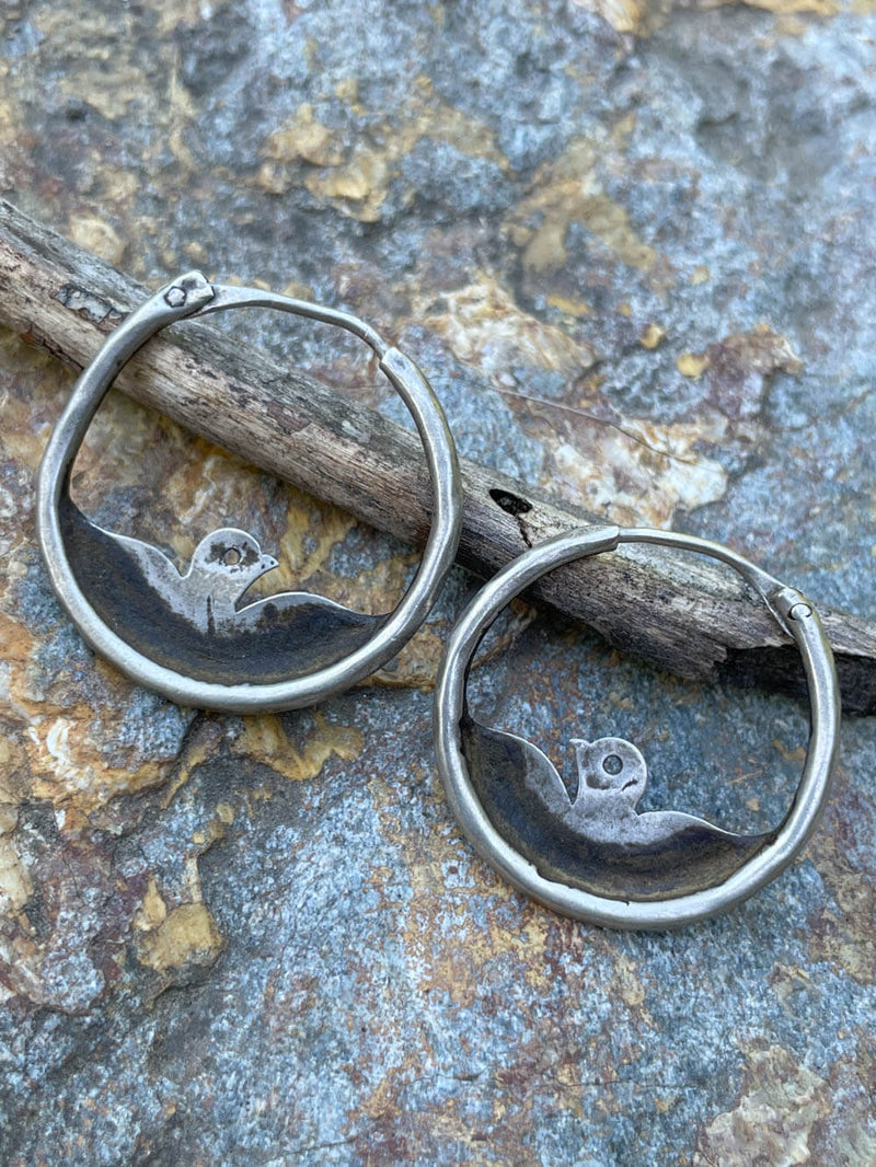 Tribal Bird Earring