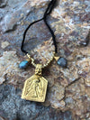 Patri Charm Necklace Black