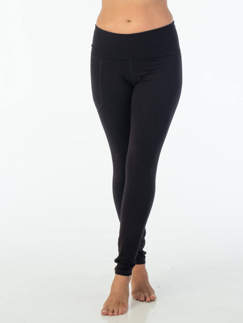 Expert Brand Wholesale Women's High-Waist Asymmetric Mesh Panel Leggings
