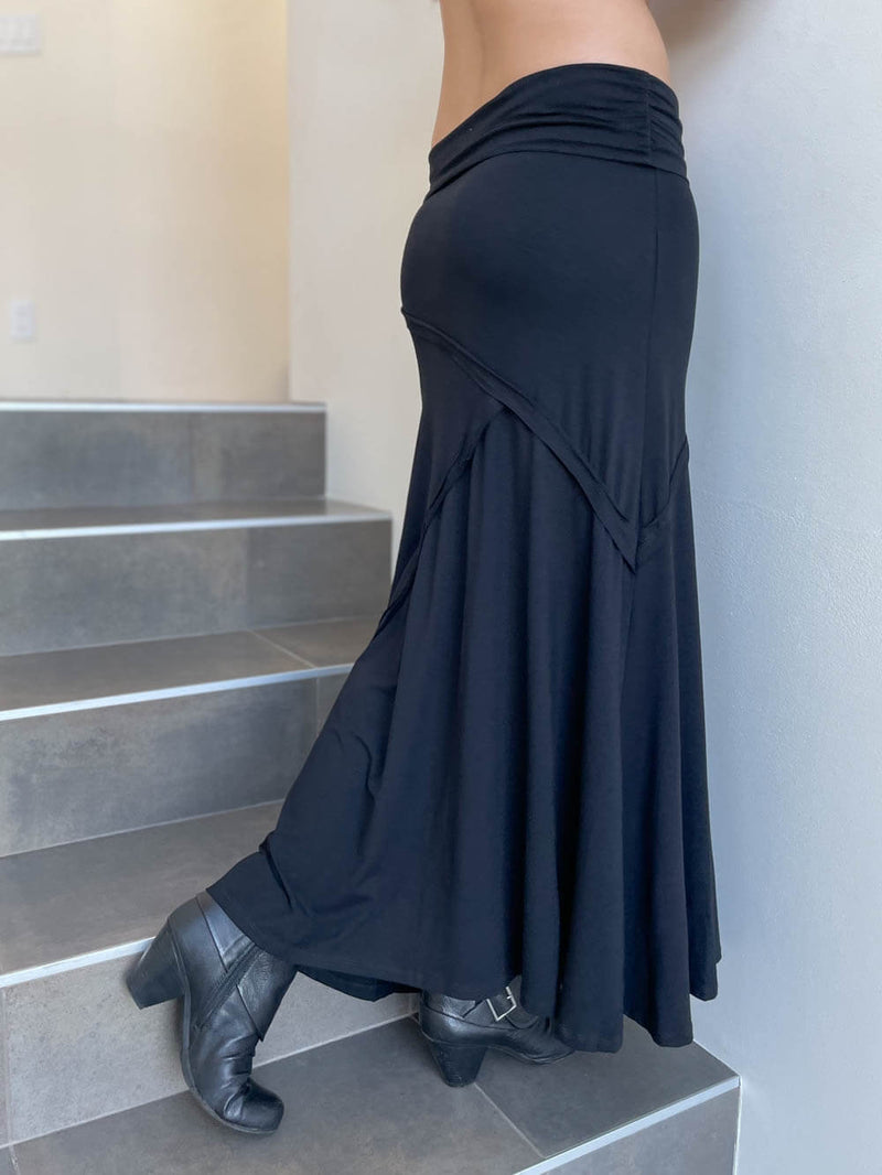 Skirt Versatile | Maxi Clothing CARAUCCI Panel Women\'s |
