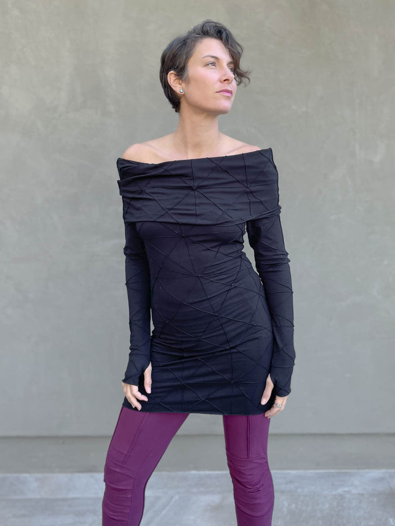 Textured Cowl Tunic, Women's Long Sleeve Tunics