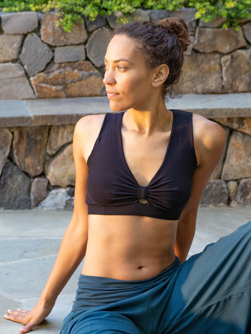 Birdeem Women V-Neck Solid Comfort Sports Yoga Top Traceless Camisole  Underwear Bra 